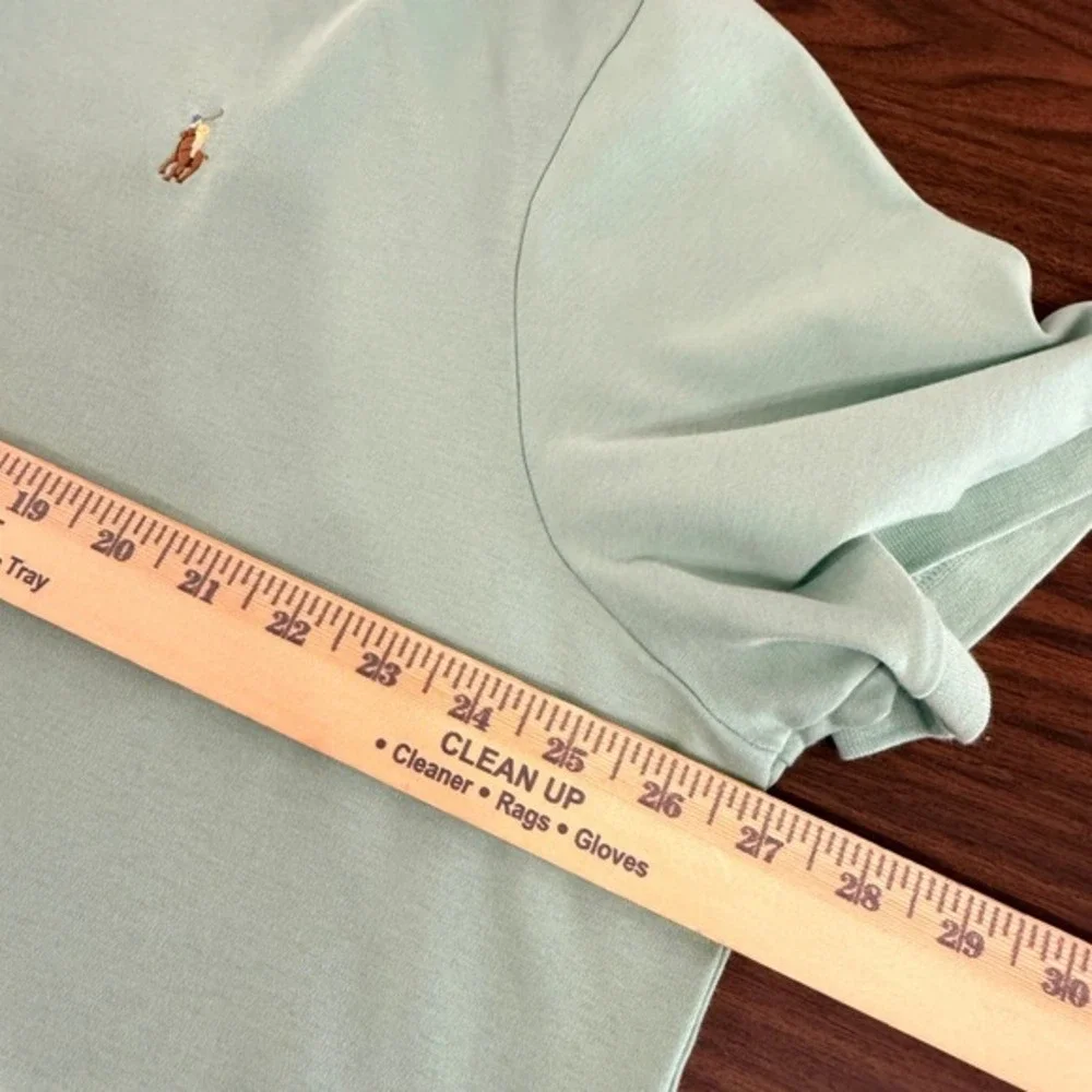 Polo Ralph Lauren Polo‎ Shirt Mens XXL Pre-Owned Jersey Green Classic Fit Cotton